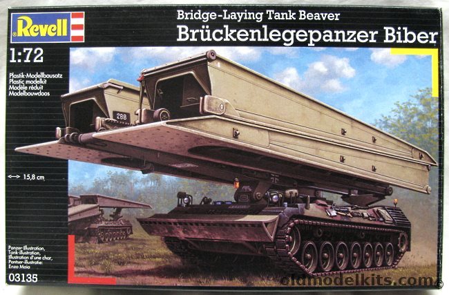 Revell 1/72 Bridge Laying Tank Beaver Bruckenlegepanzer Biber, 03135 plastic model kit